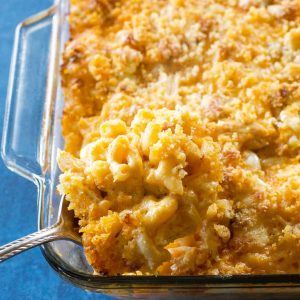 Buffalo Macaroni and Cheese on a plate